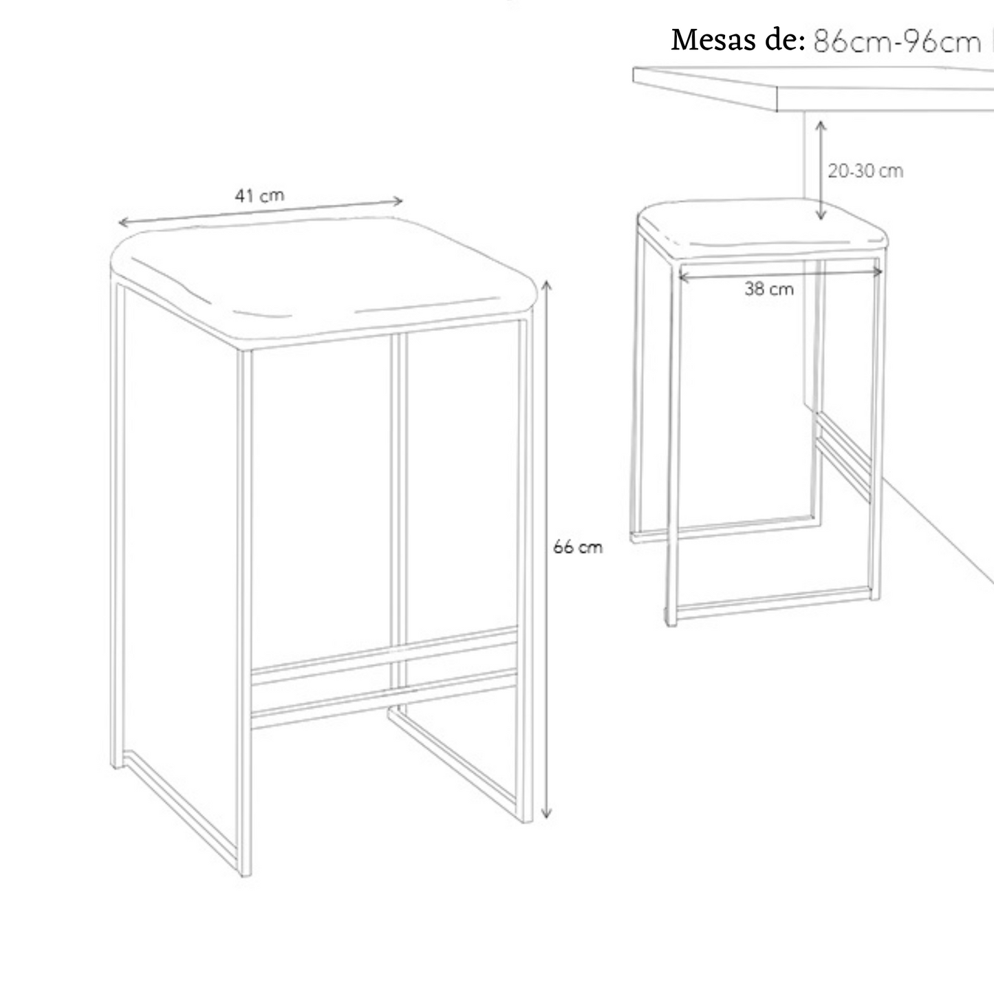 Bancos Terciopelo Bresca SET(2)